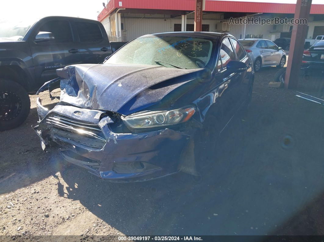 2016 Ford Fusion Se Синий vin: 3FA6P0H71GR206192