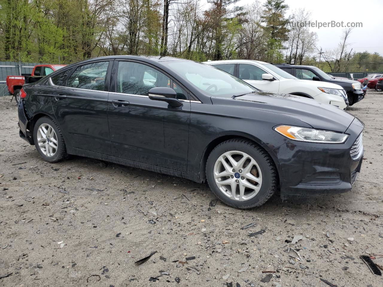 2016 Ford Fusion Se Black vin: 3FA6P0H71GR209271