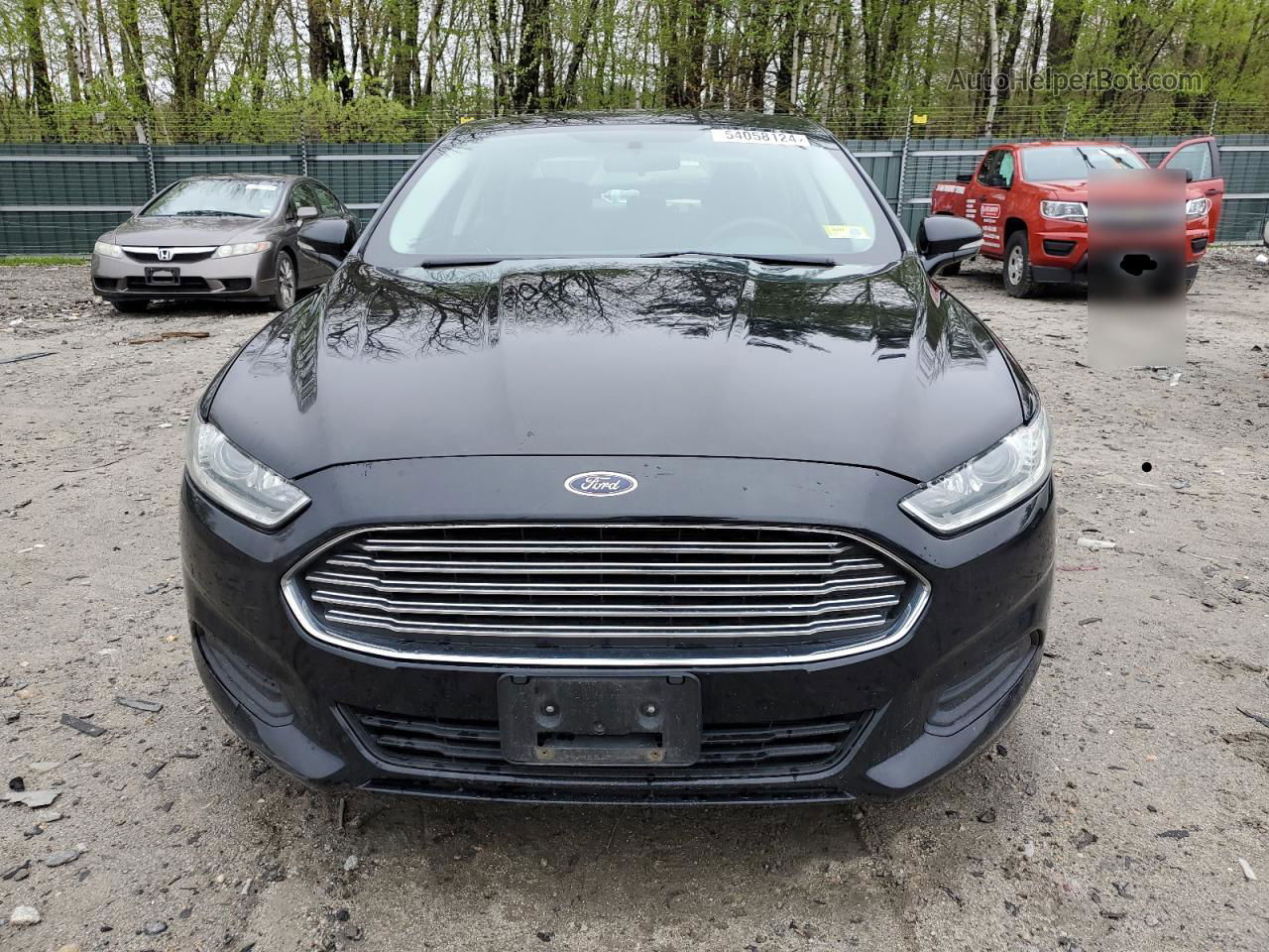 2016 Ford Fusion Se Black vin: 3FA6P0H71GR209271