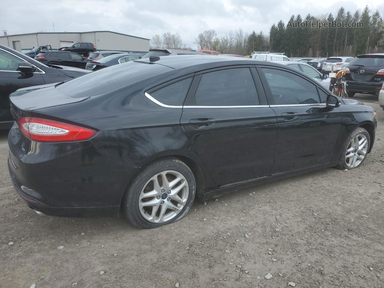 2016 Ford Fusion Se Black vin: 3FA6P0H71GR345965