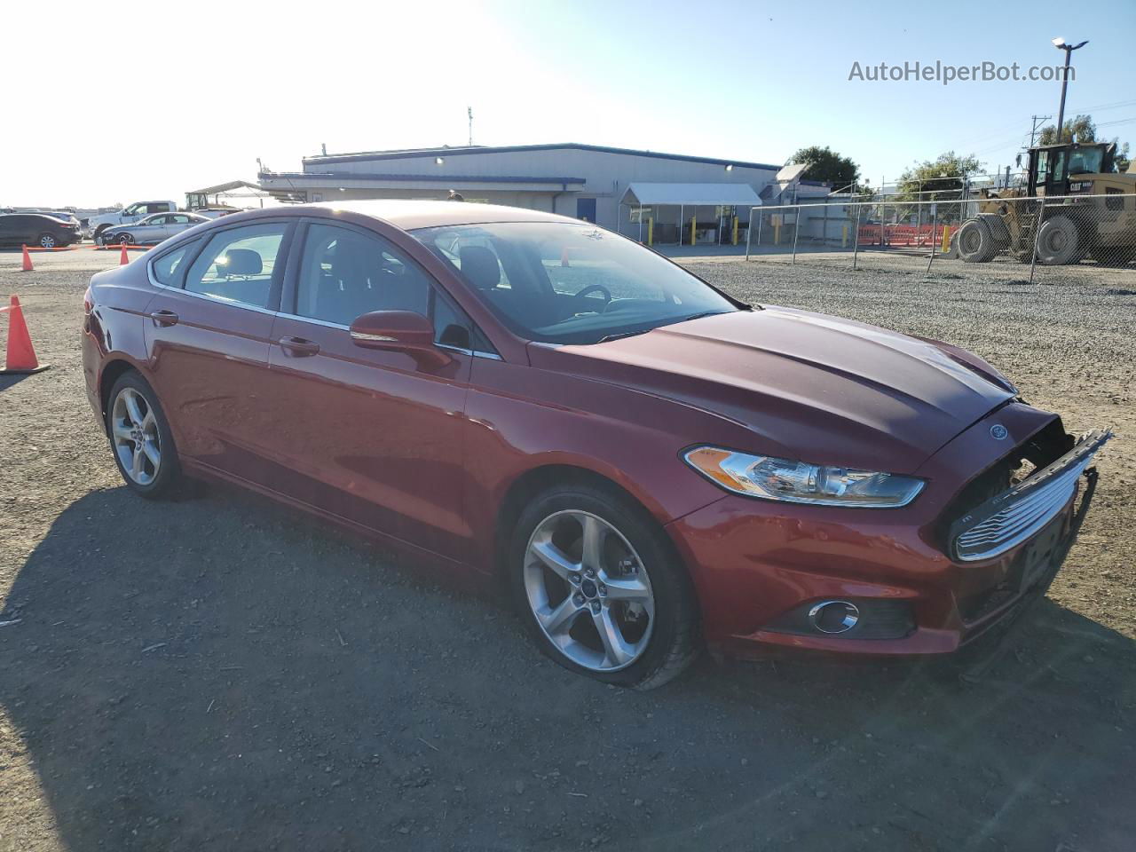 2016 Ford Fusion Se Красный vin: 3FA6P0H71GR396933