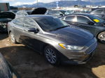 2017 Ford Fusion Se Gray vin: 3FA6P0H71HR168285