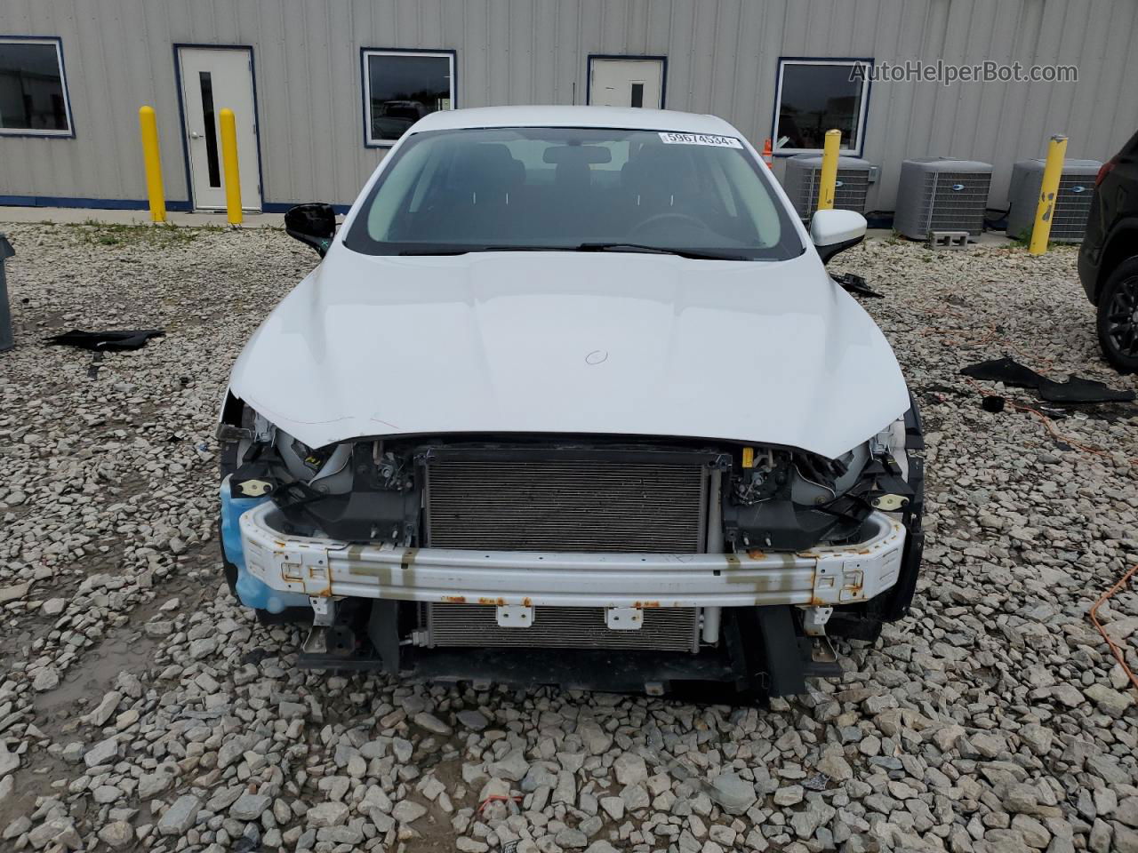 2017 Ford Fusion Se White vin: 3FA6P0H71HR212933