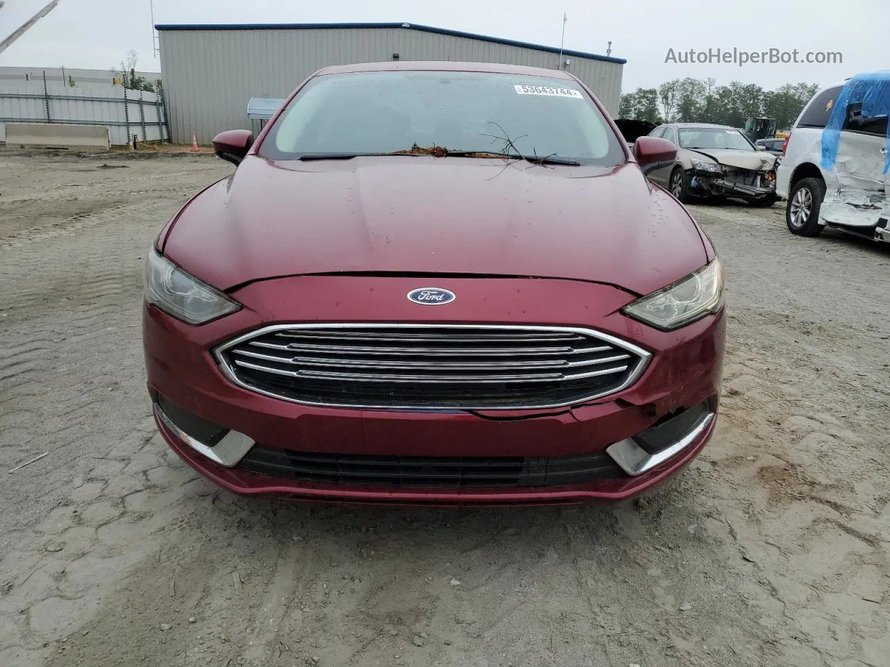 2017 Ford Fusion Se Red vin: 3FA6P0H71HR219297