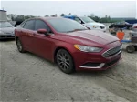 2017 Ford Fusion Se Red vin: 3FA6P0H71HR219297