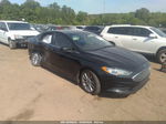 2017 Ford Fusion Se Black vin: 3FA6P0H71HR295330