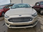 2017 Ford Fusion Se Бежевый vin: 3FA6P0H71HR402750