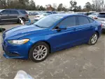 2018 Ford Fusion Se Синий vin: 3FA6P0H71JR176098