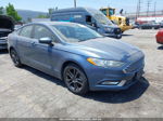 2018 Ford Fusion Se Blue vin: 3FA6P0H71JR271051