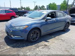 2018 Ford Fusion Se Blue vin: 3FA6P0H71JR271051