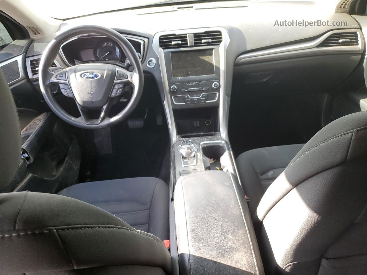 2019 Ford Fusion Se Gray vin: 3FA6P0H71KR107526