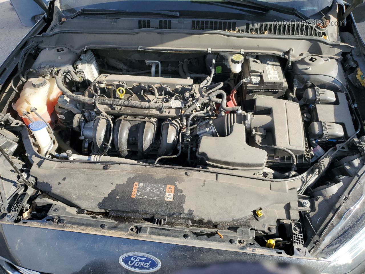 2019 Ford Fusion Se Gray vin: 3FA6P0H71KR107526