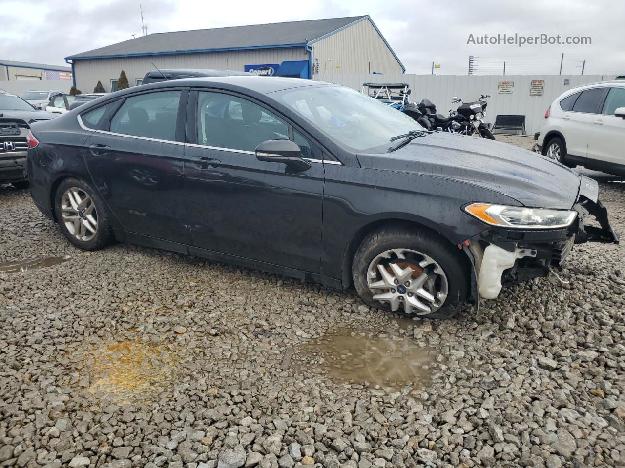 2013 Ford Fusion Se Черный vin: 3FA6P0H72DR175725