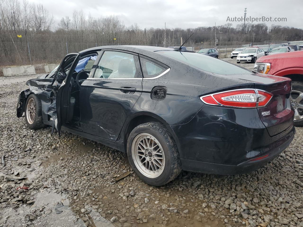 2013 Ford Fusion Se Black vin: 3FA6P0H72DR175725