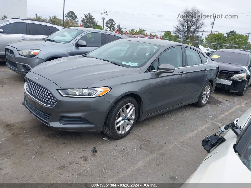 2013 Ford Fusion Se Gray vin: 3FA6P0H72DR216628