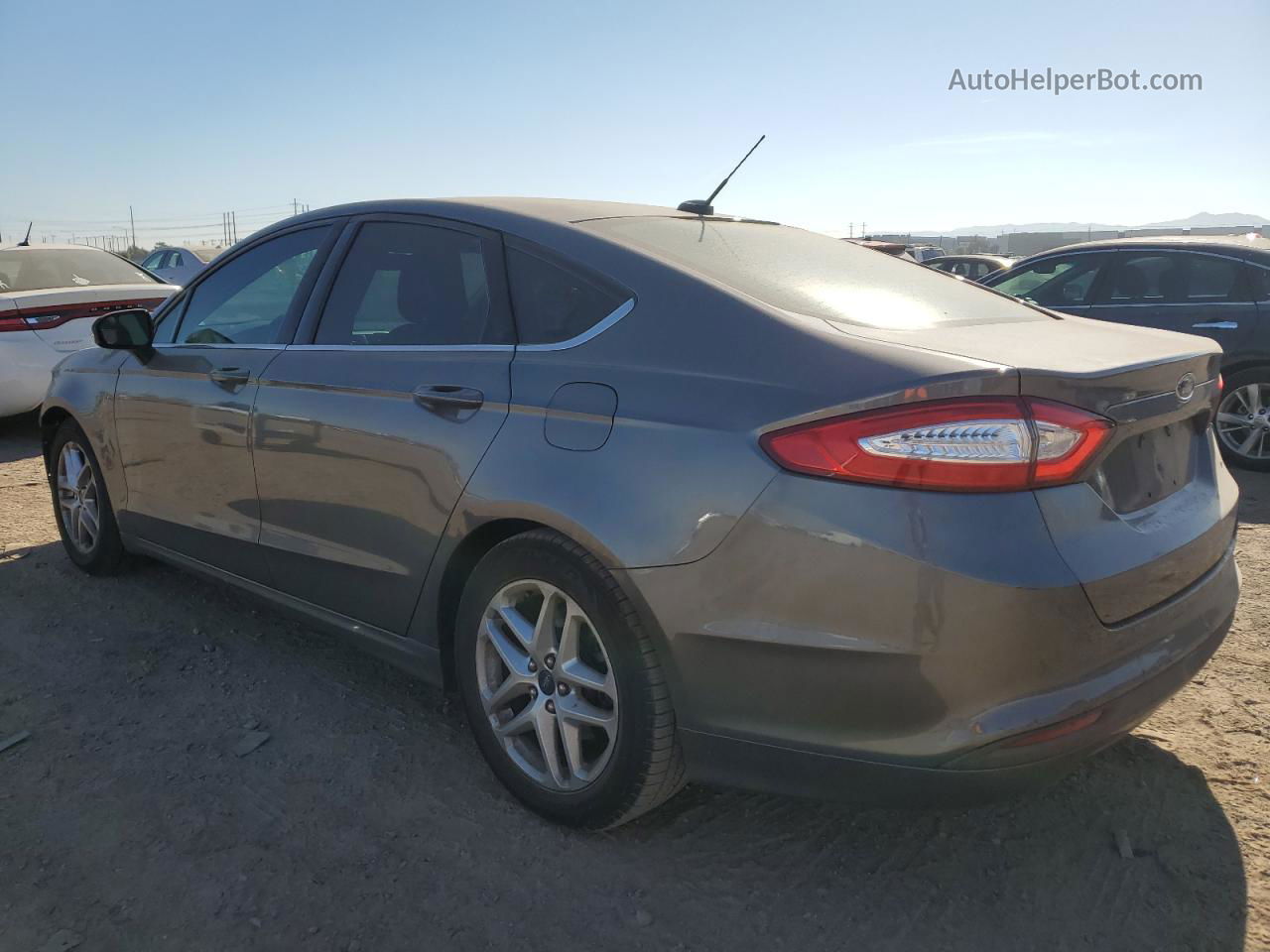 2013 Ford Fusion Se Gray vin: 3FA6P0H72DR220324