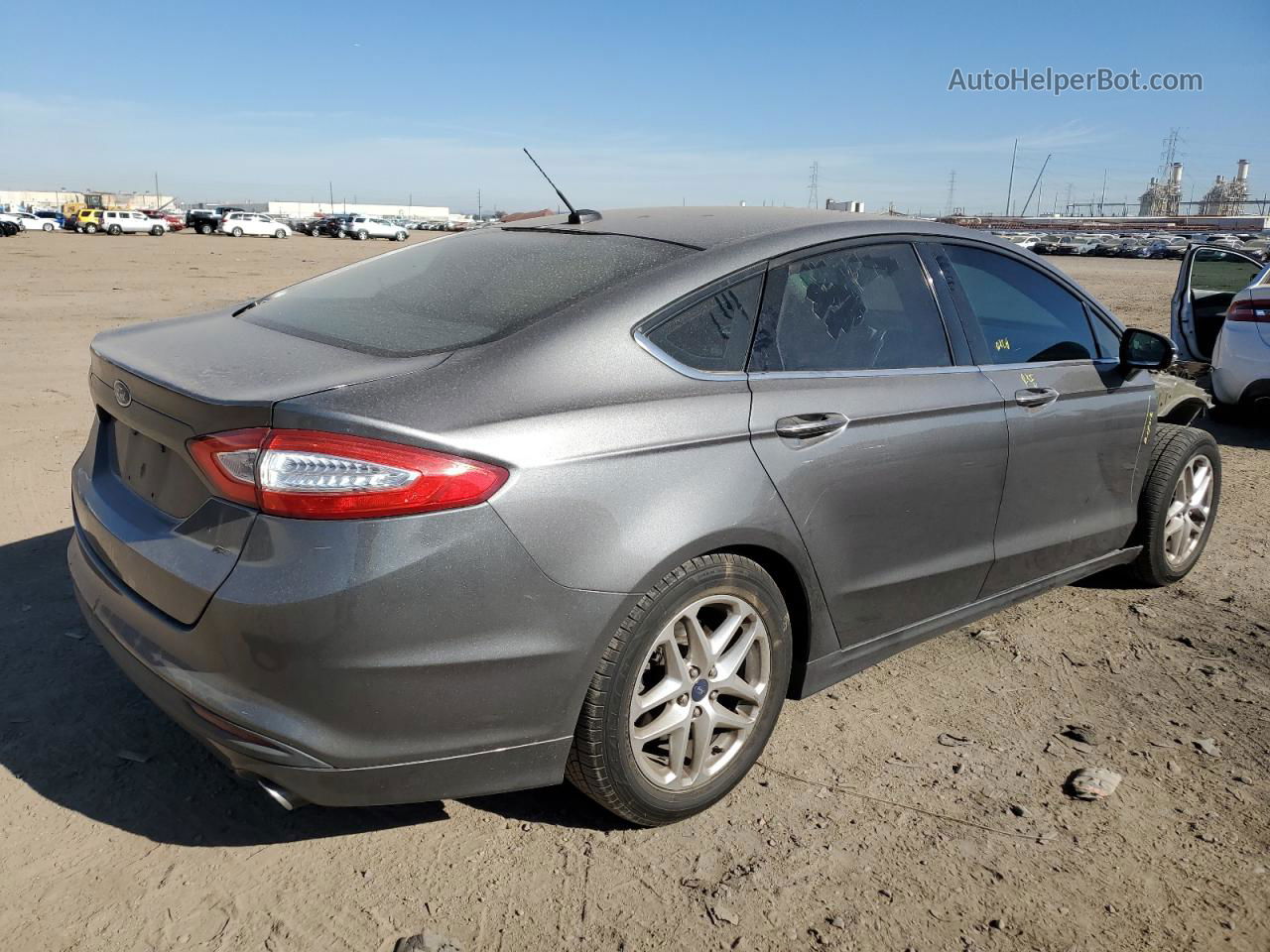 2013 Ford Fusion Se Gray vin: 3FA6P0H72DR220324