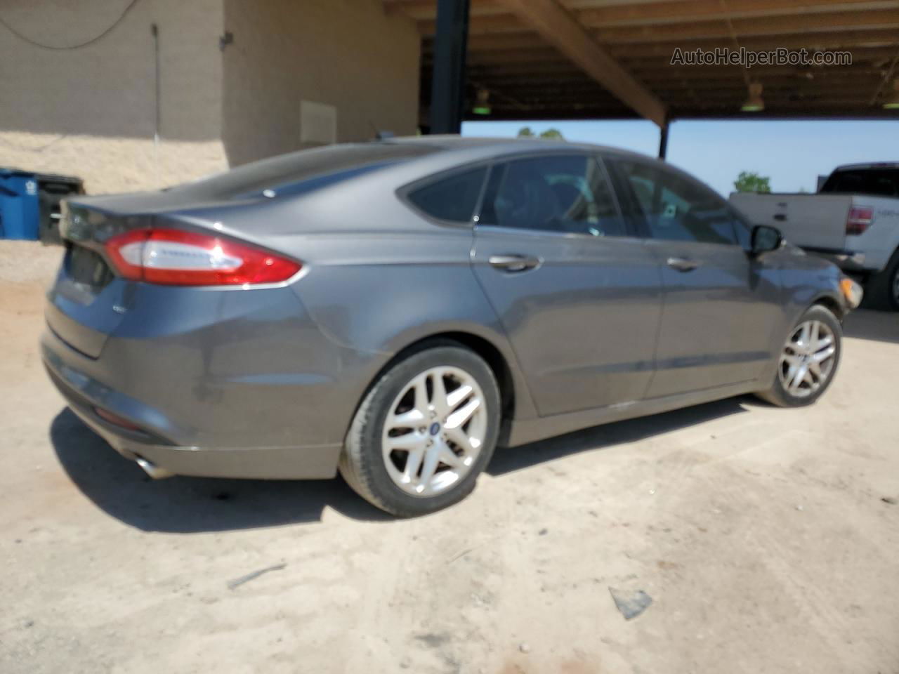 2013 Ford Fusion Se Gray vin: 3FA6P0H72DR250343