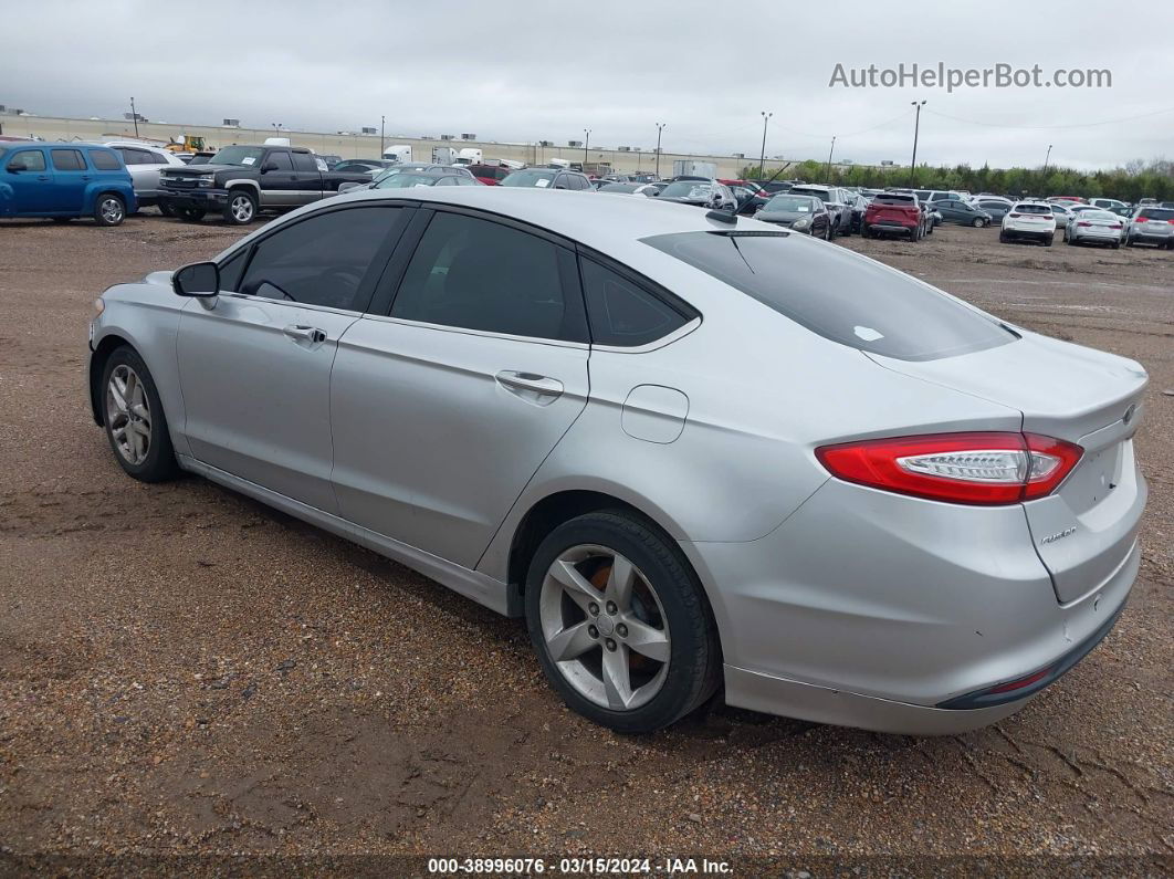 2013 Ford Fusion Se Silver vin: 3FA6P0H72DR299381