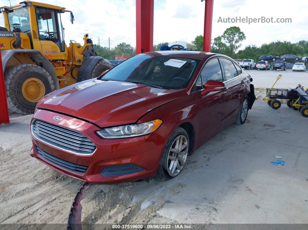 2014 Ford Fusion Se Red vin: 3FA6P0H72ER261683