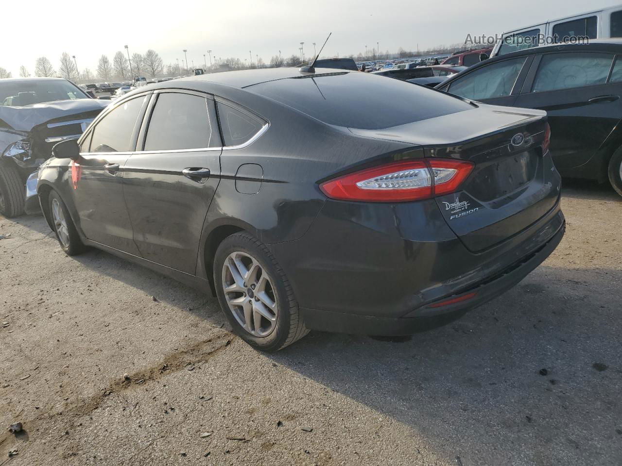 2014 Ford Fusion Se Black vin: 3FA6P0H72ER285398