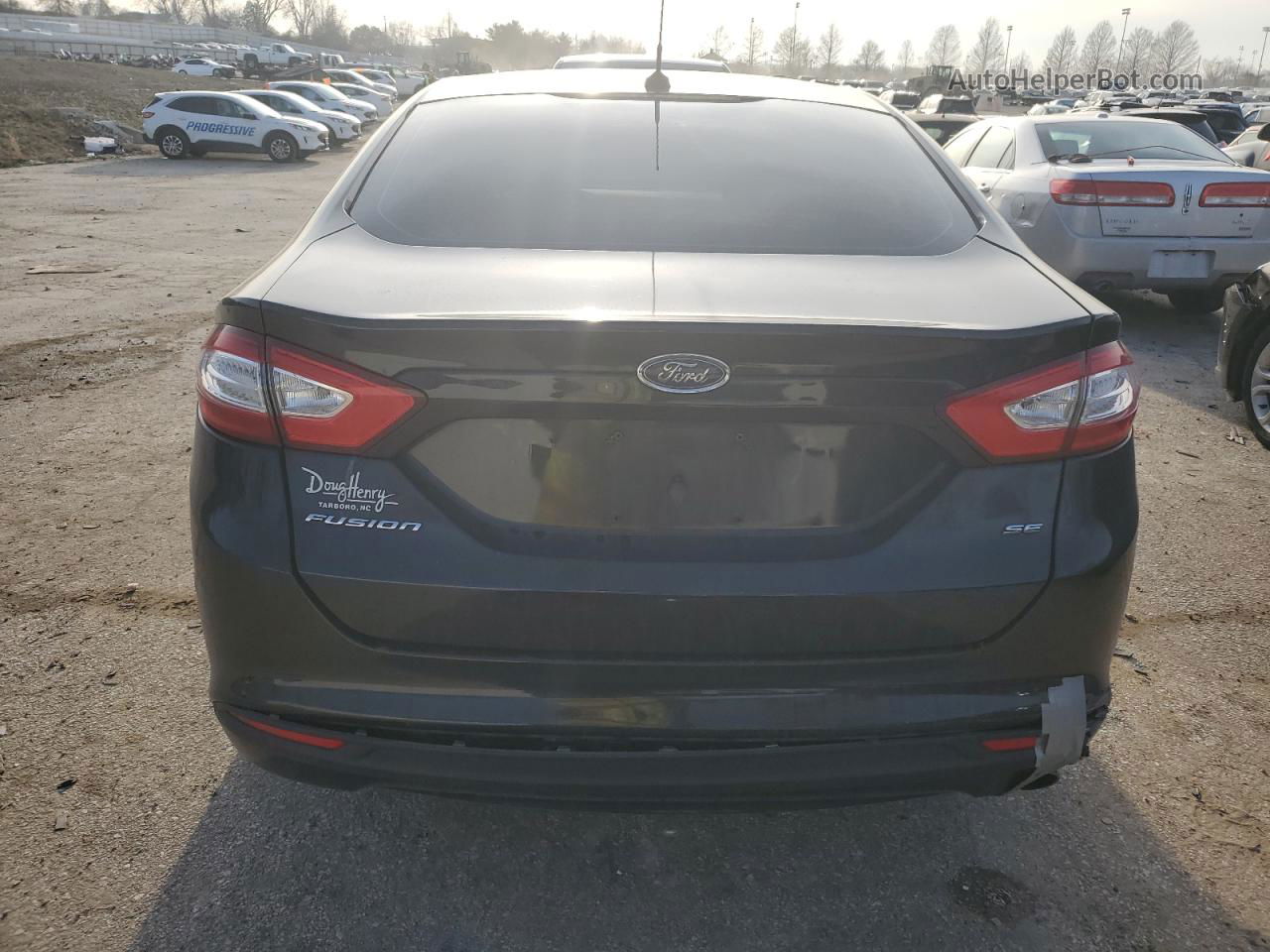 2014 Ford Fusion Se Черный vin: 3FA6P0H72ER285398