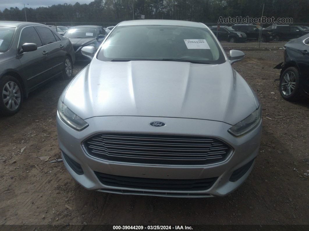 2014 Ford Fusion Se Silver vin: 3FA6P0H72ER319548