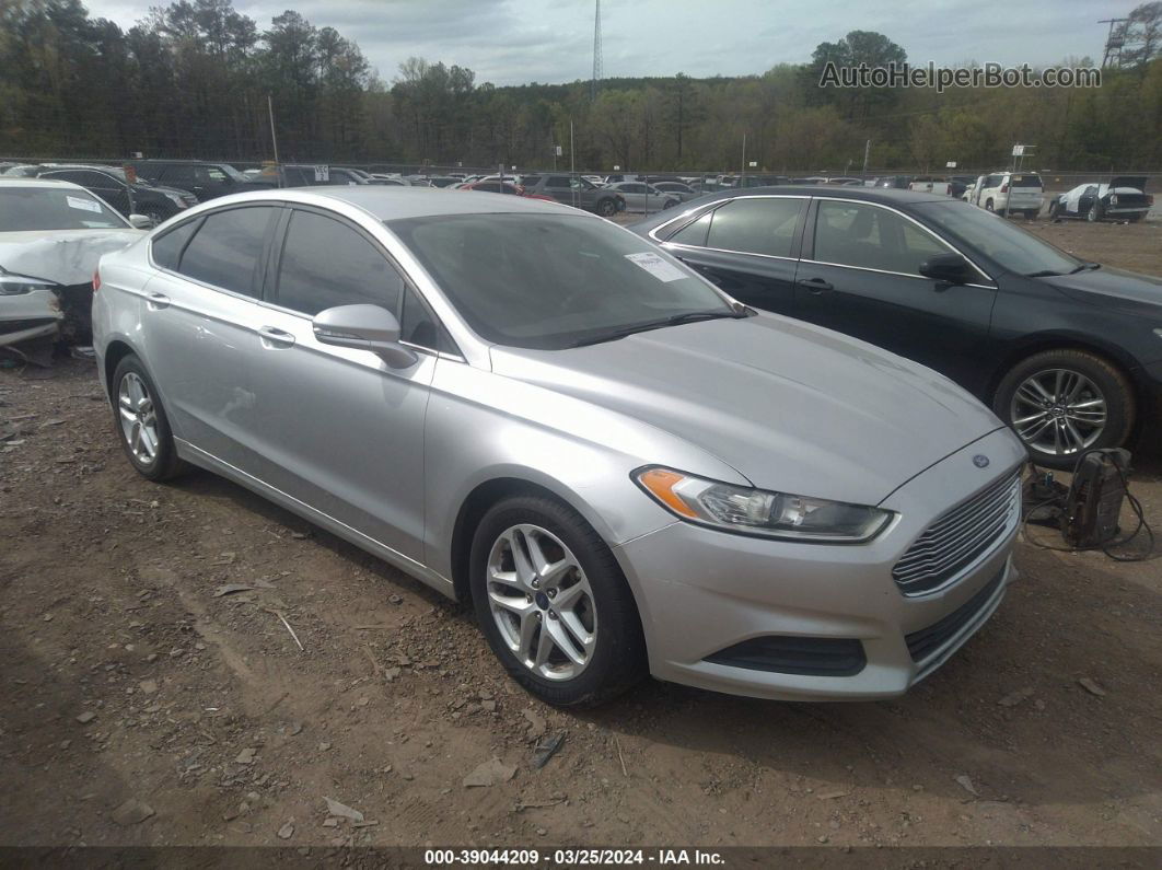 2014 Ford Fusion Se Silver vin: 3FA6P0H72ER319548