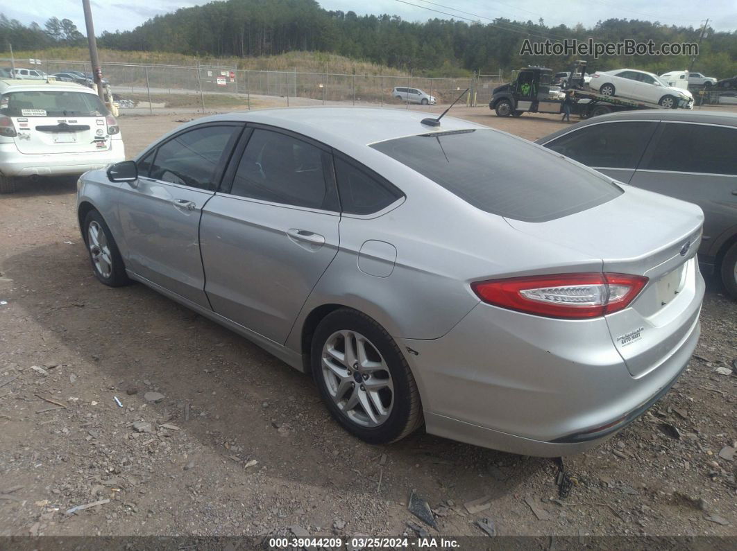 2014 Ford Fusion Se Silver vin: 3FA6P0H72ER319548