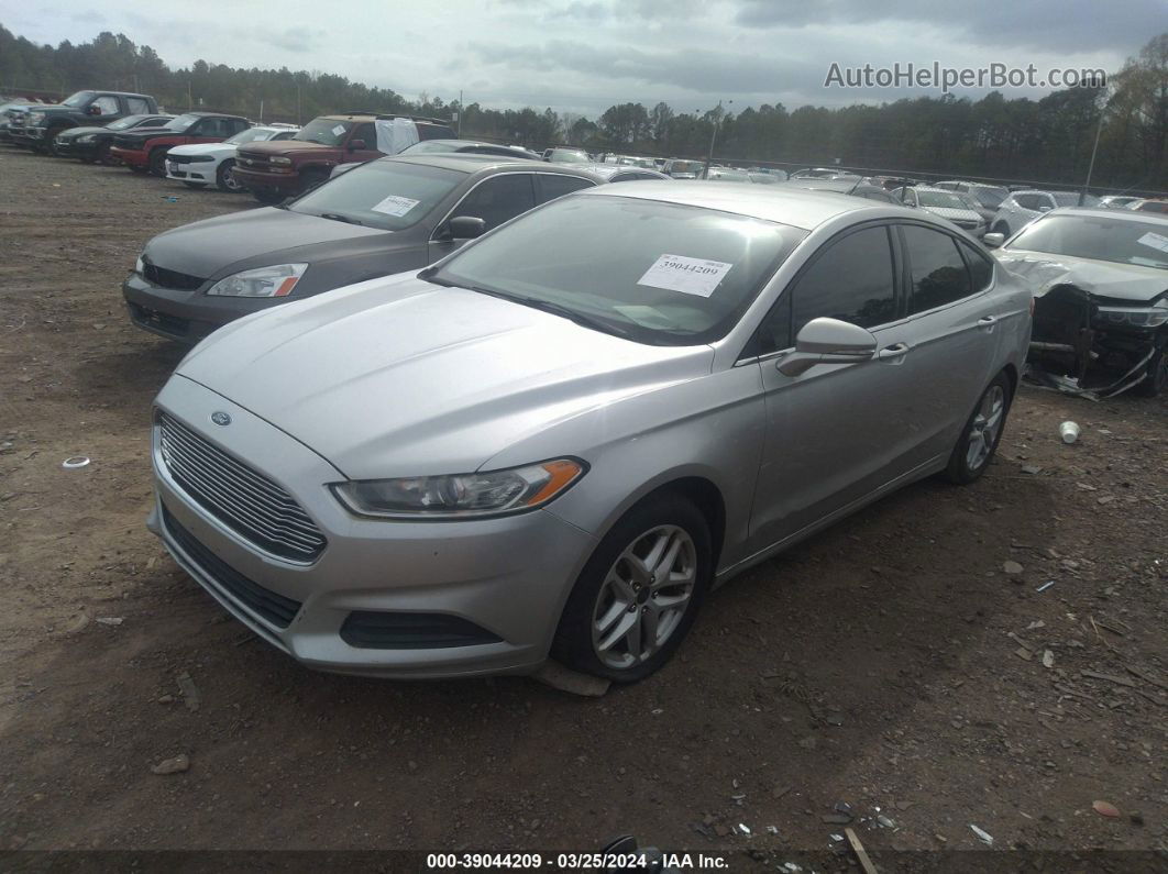 2014 Ford Fusion Se Silver vin: 3FA6P0H72ER319548