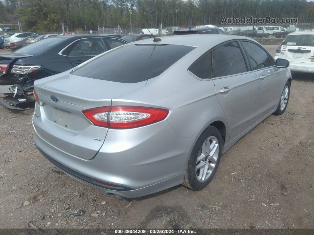 2014 Ford Fusion Se Silver vin: 3FA6P0H72ER319548