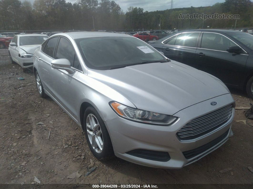 2014 Ford Fusion Se Silver vin: 3FA6P0H72ER319548