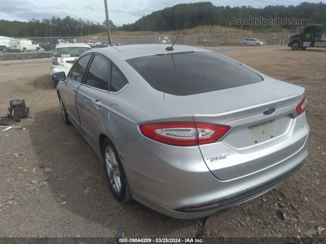 2014 Ford Fusion Se Silver vin: 3FA6P0H72ER319548