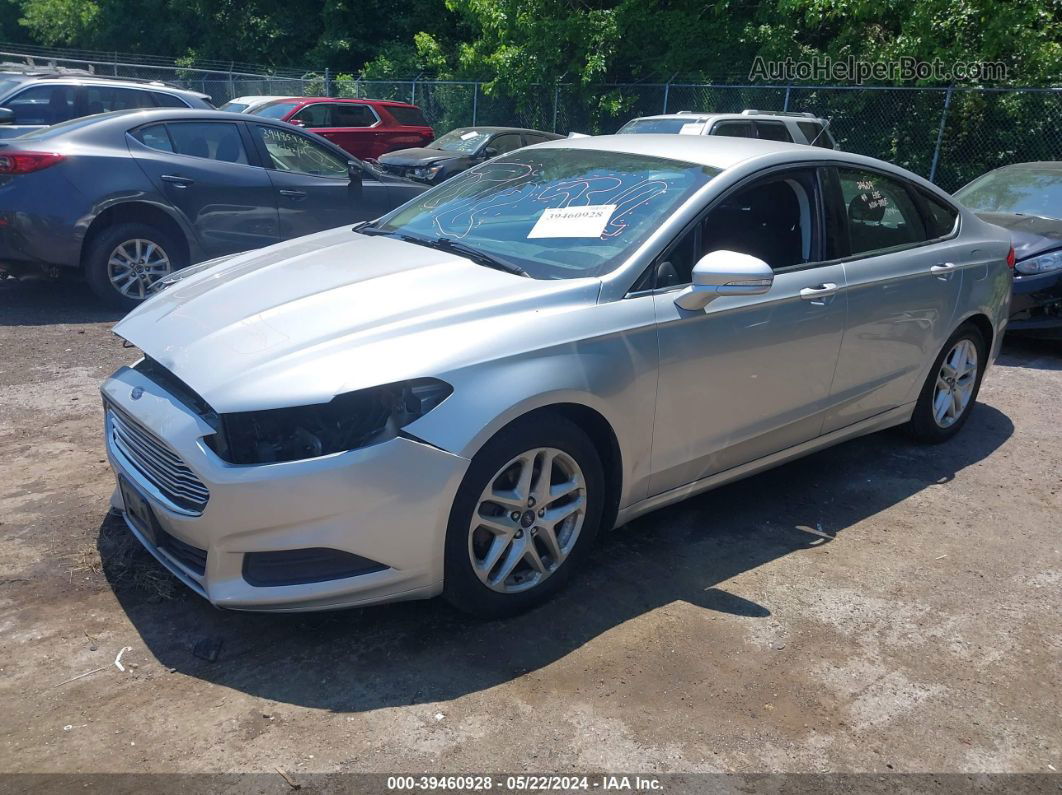 2015 Ford Fusion Se Silver vin: 3FA6P0H72FR100106