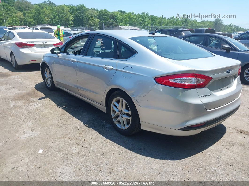 2015 Ford Fusion Se Silver vin: 3FA6P0H72FR100106