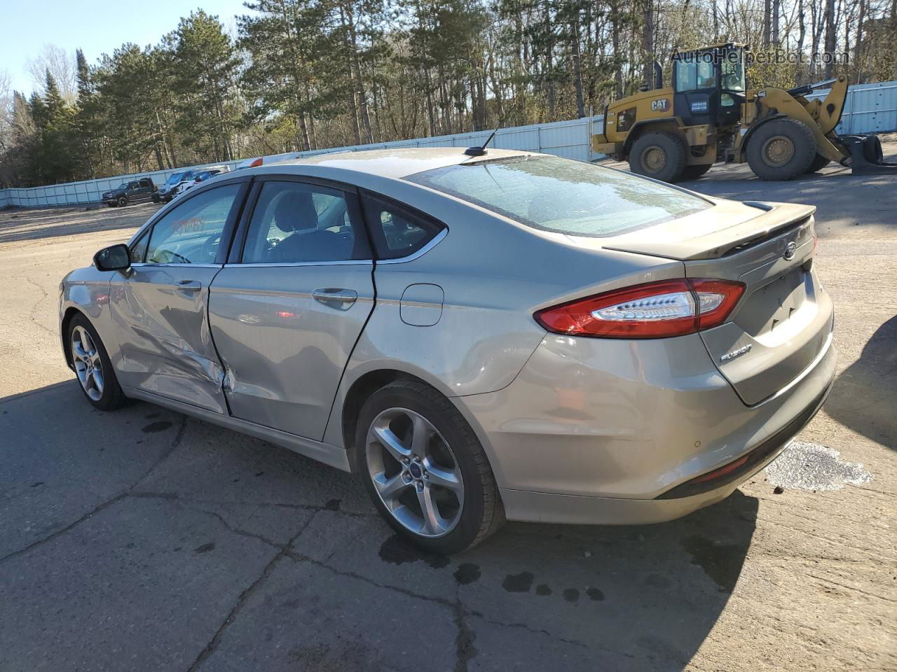 2015 Ford Fusion Se Silver vin: 3FA6P0H72FR118606