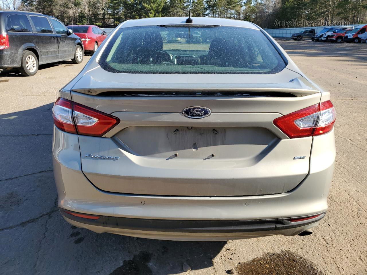 2015 Ford Fusion Se Silver vin: 3FA6P0H72FR118606