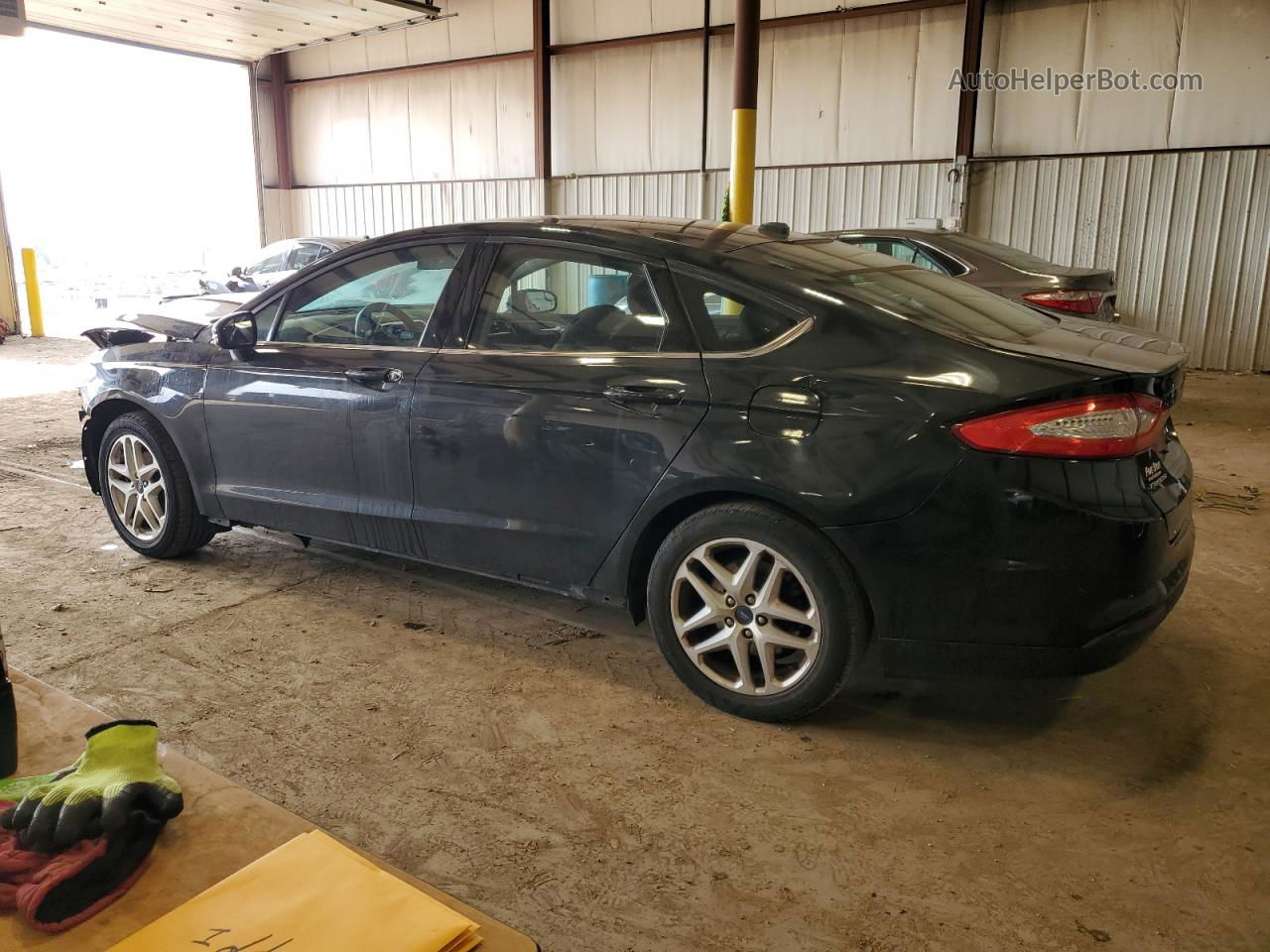 2015 Ford Fusion Se Black vin: 3FA6P0H72FR166851