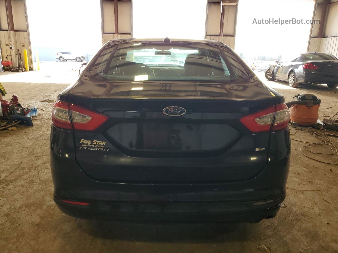 2015 Ford Fusion Se Black vin: 3FA6P0H72FR166851