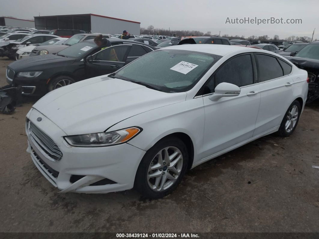 2015 Ford Fusion Se White vin: 3FA6P0H72FR185836