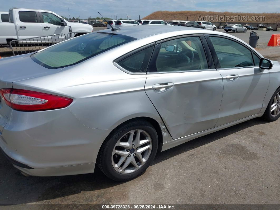 2015 Ford Fusion Se Silver vin: 3FA6P0H72FR236316