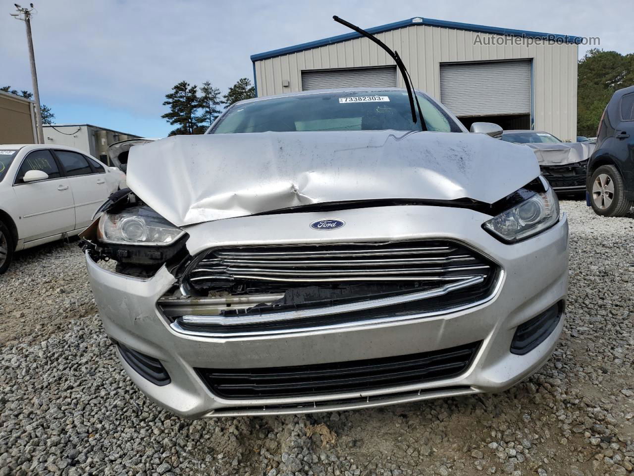 2015 Ford Fusion Se Silver vin: 3FA6P0H72FR287914