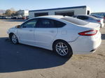 2016 Ford Fusion Se White vin: 3FA6P0H72GR116596