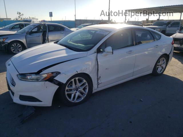 2016 Ford Fusion Se White vin: 3FA6P0H72GR116596