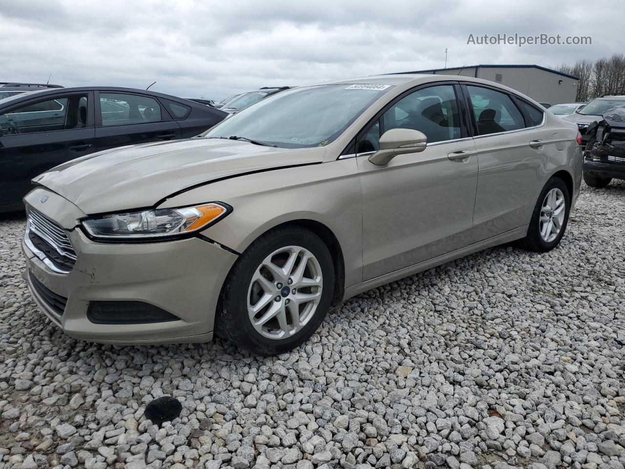 2016 Ford Fusion Se Silver vin: 3FA6P0H72GR164616