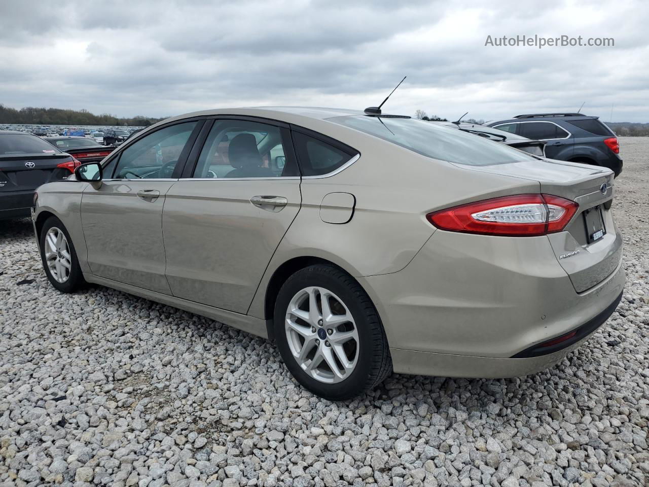 2016 Ford Fusion Se Silver vin: 3FA6P0H72GR164616