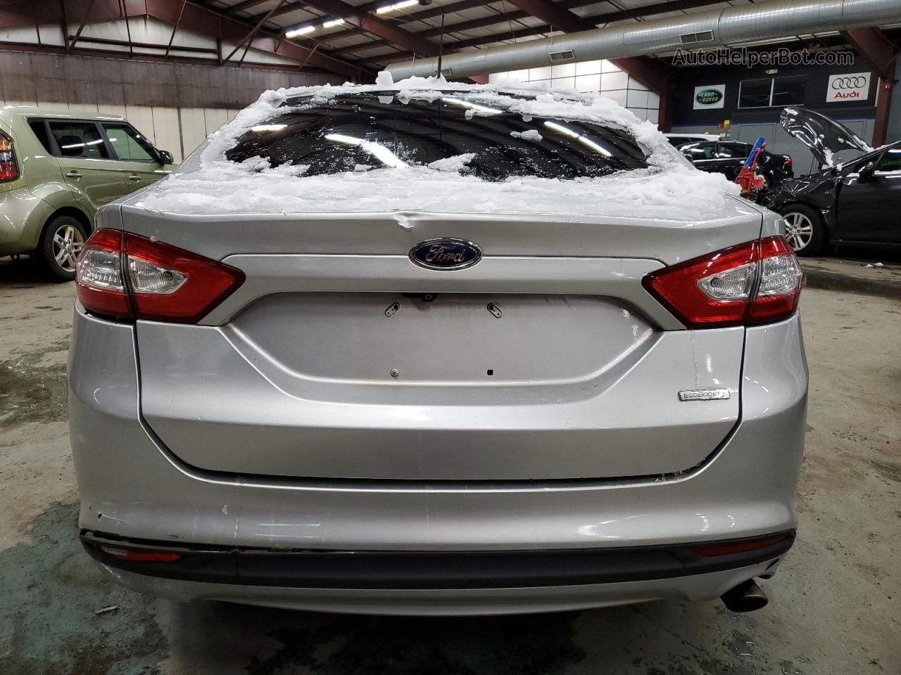 2016 Ford Fusion Se Silver vin: 3FA6P0H72GR234809