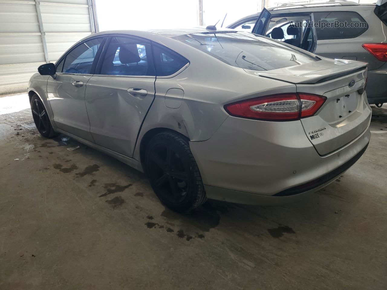 2016 Ford Fusion Se Silver vin: 3FA6P0H72GR254154