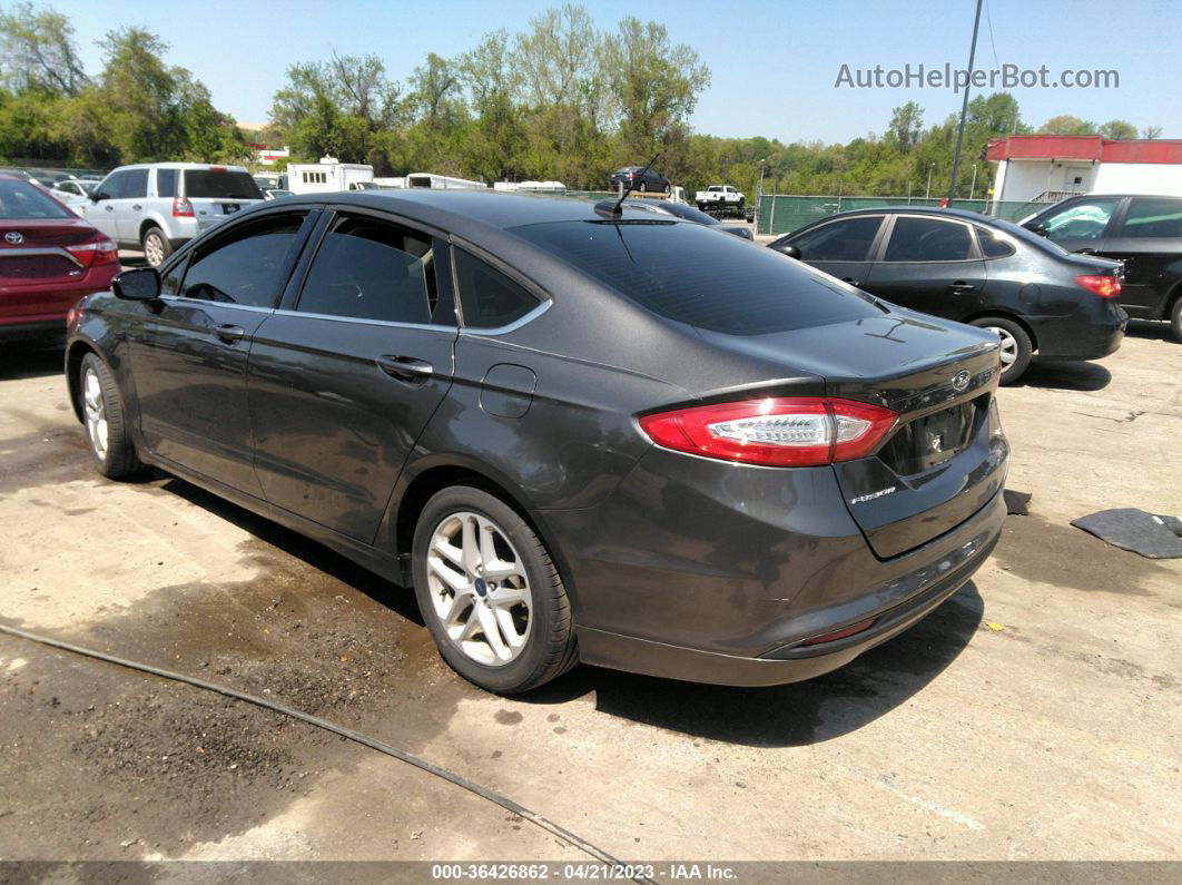 2016 Ford Fusion Se Gray vin: 3FA6P0H72GR287154