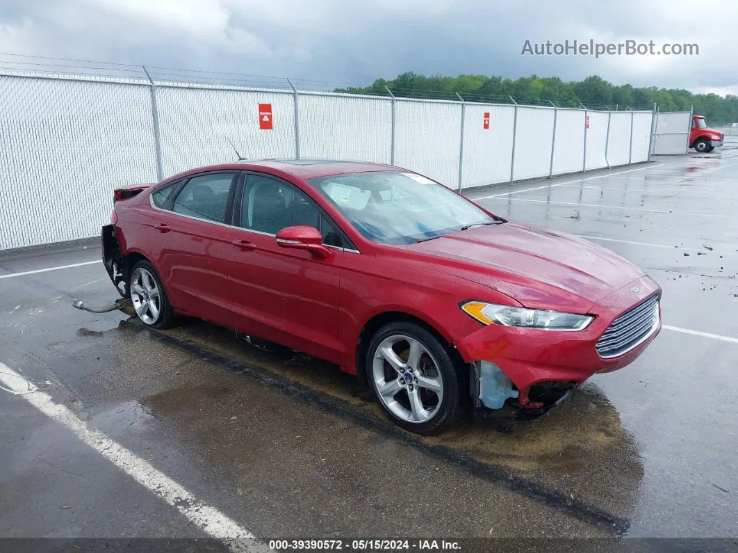 2016 Ford Fusion Se Красный vin: 3FA6P0H72GR353296